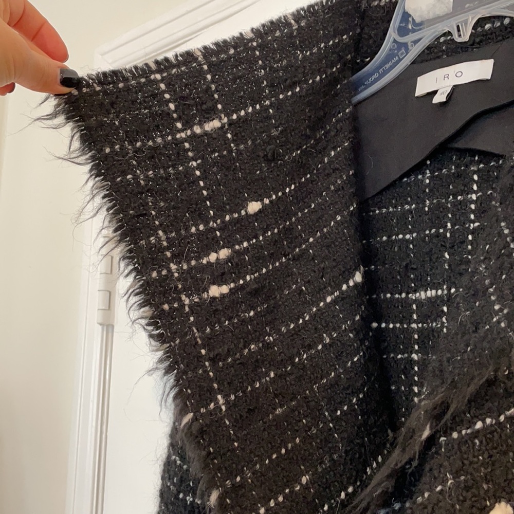 IRO tweed belted jacket - Picture 6 of 10